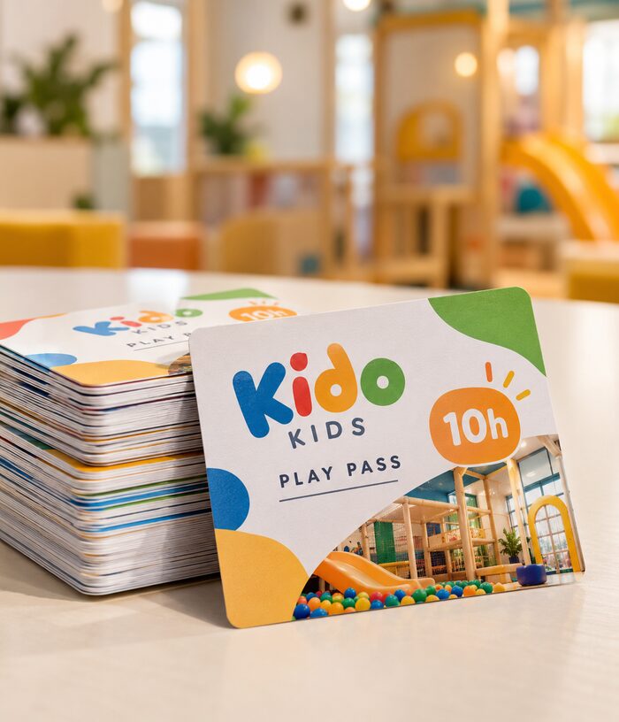Карти за 10 часа игра в Kido Kids